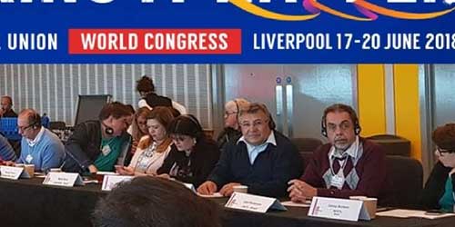 Dirigente-frentista participa de Congresso da Uni Global sobre sindicalismo e o mundo do trabalho